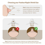 Haakaa Silicone Nipple Shields 2-pk (18 mm)