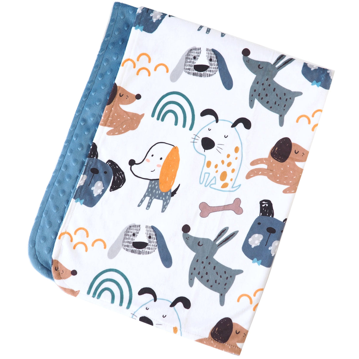 Baby & Toddler Minky Blanket - My Best Friends (Dogs)