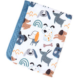 Baby & Toddler Minky Blanket - My Best Friends (Dogs)