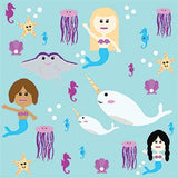 Mermaid Narwhals Learning Lovey Collection - HoneyBug 