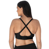 Minimalist Maternity & Nursing Plunge Bra | Black - HoneyBug 