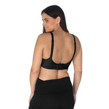 Minimalist Maternity & Nursing Plunge Bra | Black - HoneyBug 