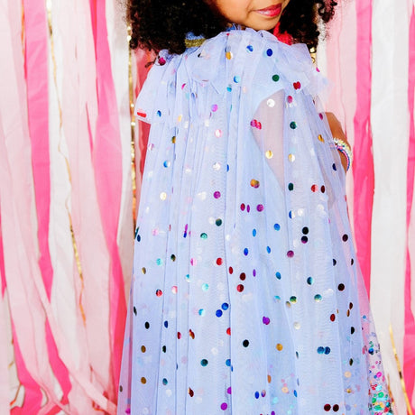 Lavender Confetti Cape - HoneyBug 