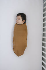 Mustard Bamboo Stretch Swaddle