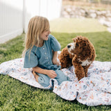 Narwhal + Hello Sunshine Classic Muslin Super Snuggle Blanket - HoneyBug 