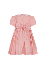 Coral Nella Smocked Dress