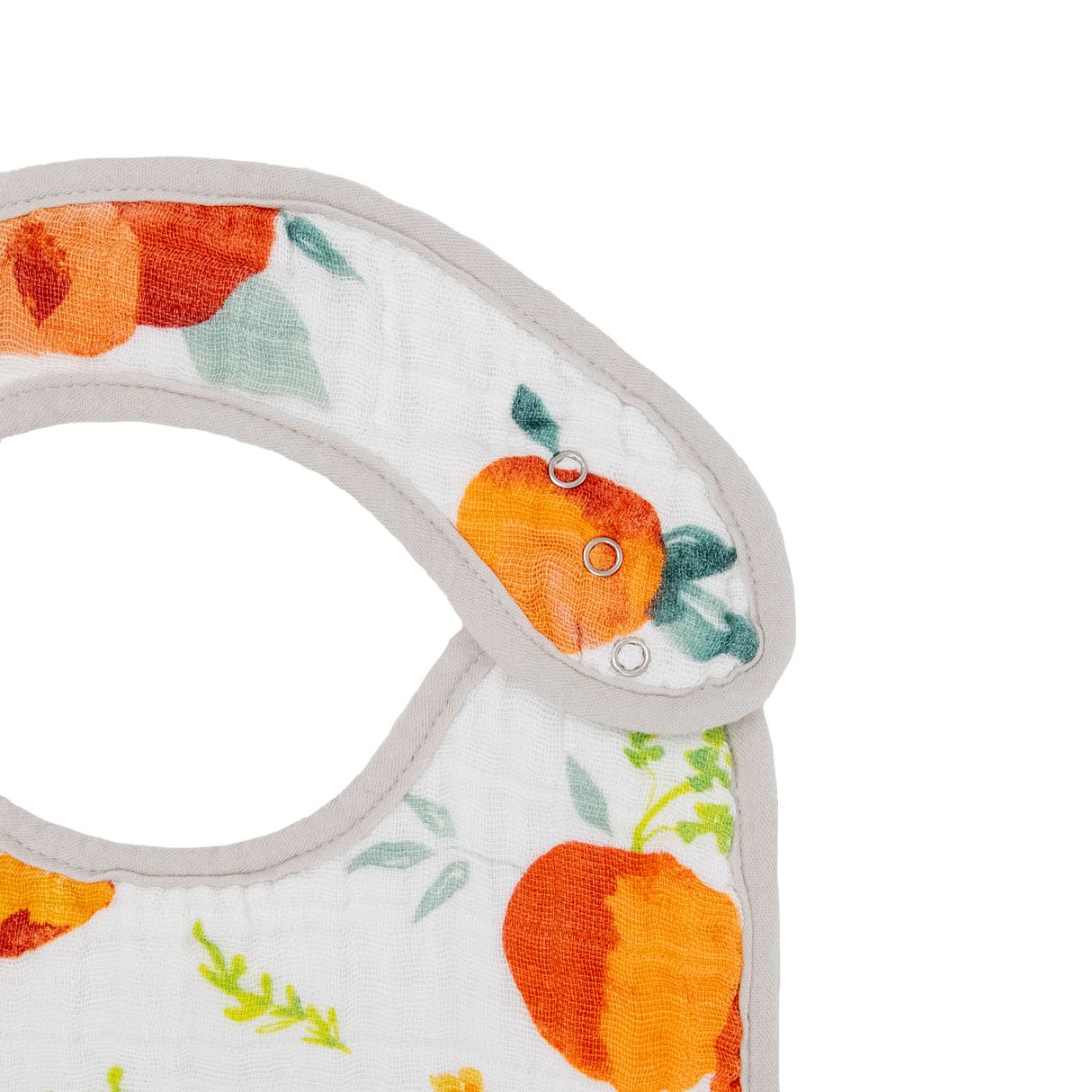 Cotton Muslin Classic Bib 3 Pack - Georgia Peach