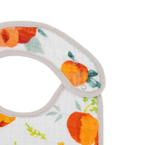 Cotton Muslin Classic Bib 3 Pack - Georgia Peach