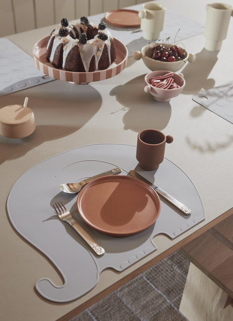 Placemat - Henry Elephant - Pale Blue