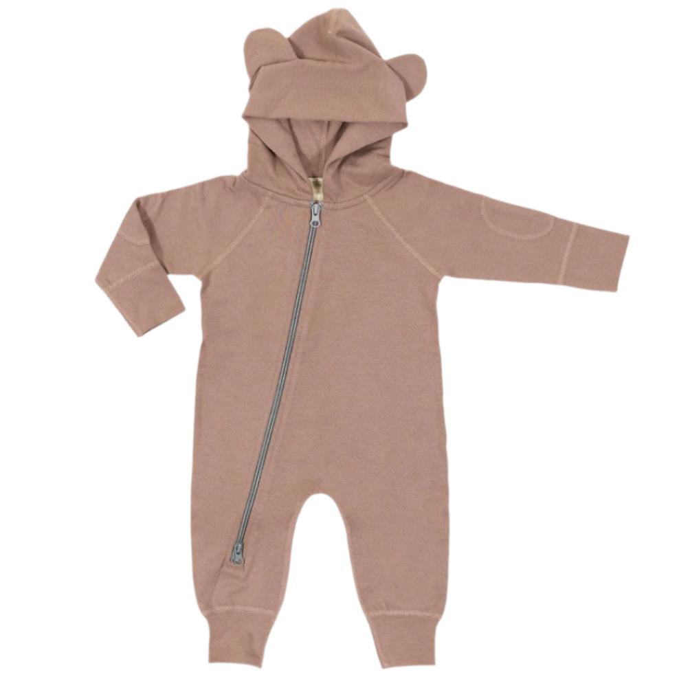 Ginger Bear Winter Zipsuit