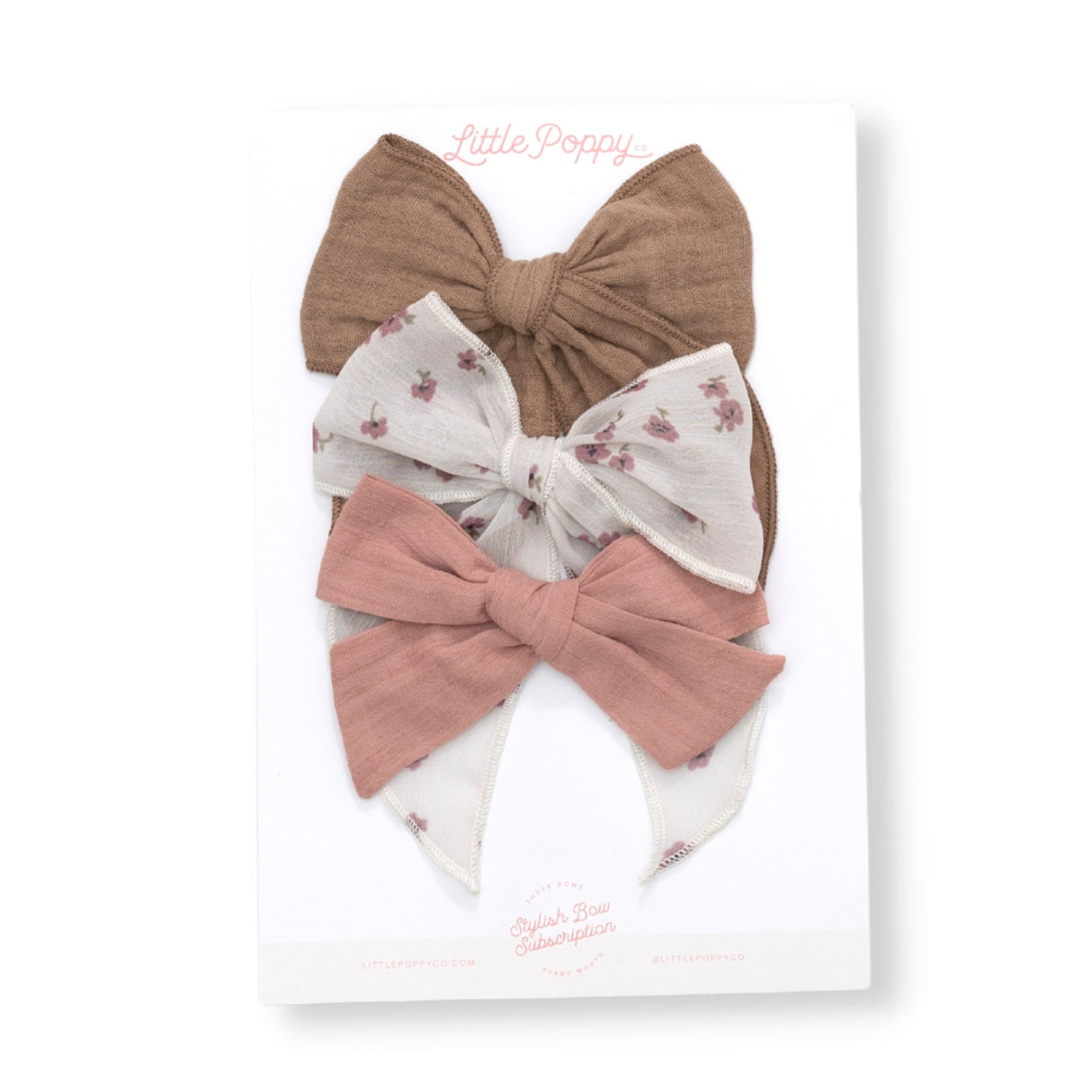 The Monet Bow Clip Set