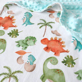 Premium Baby & Toddler Minky Blanket - Dinosaurs