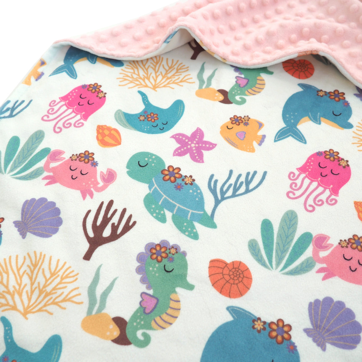 Baby & Toddler Minky Blanket - Undersea Adventure