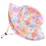 Baby & Kids Sun Hat - Retro Floral