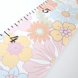 Canvas Kids Growth Chart - Retro Floral