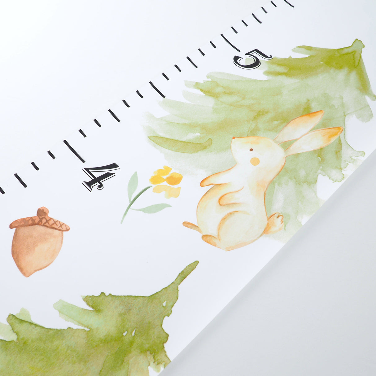 Canvas Kids Growth Chart -Forest Friends