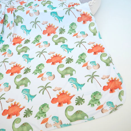 Buttery Soft and Stretchy Swaddle Blanket - Dino