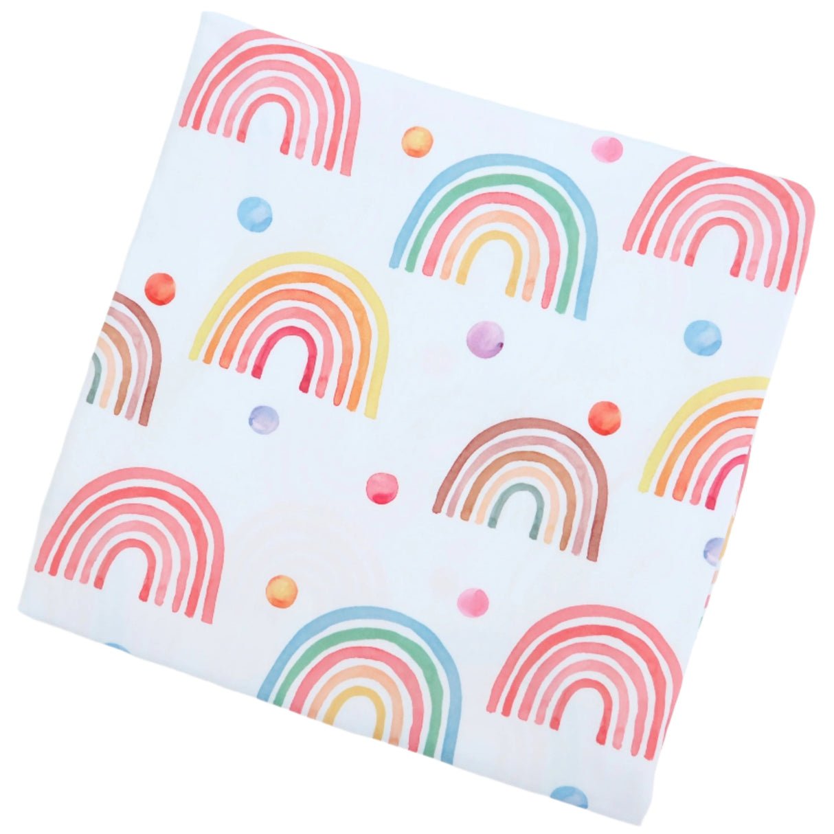 Buttery Soft and Stretchy Swaddle Blanket - Rainbow