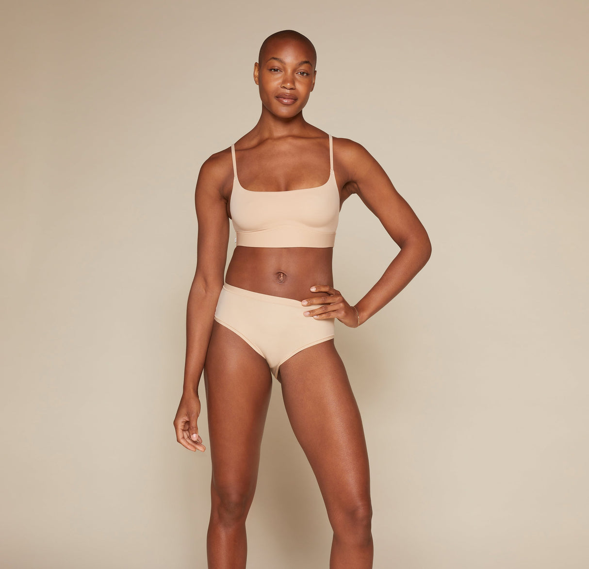 Bliss Scoop Bralette - Beige