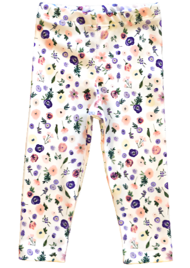 Clementine Garden Floral Legging