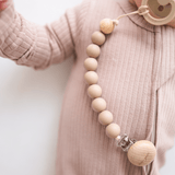 Pacifier Clip - Taupe