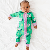 In a Pickle(ball) Convertible Footies with Ruffle