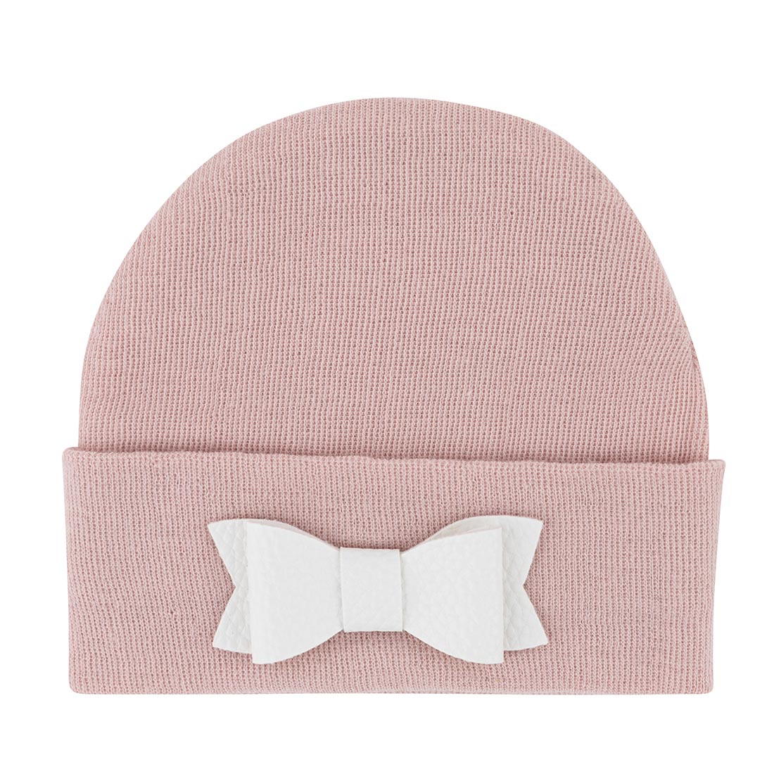 Newborn Hospital Hats - Pink & White