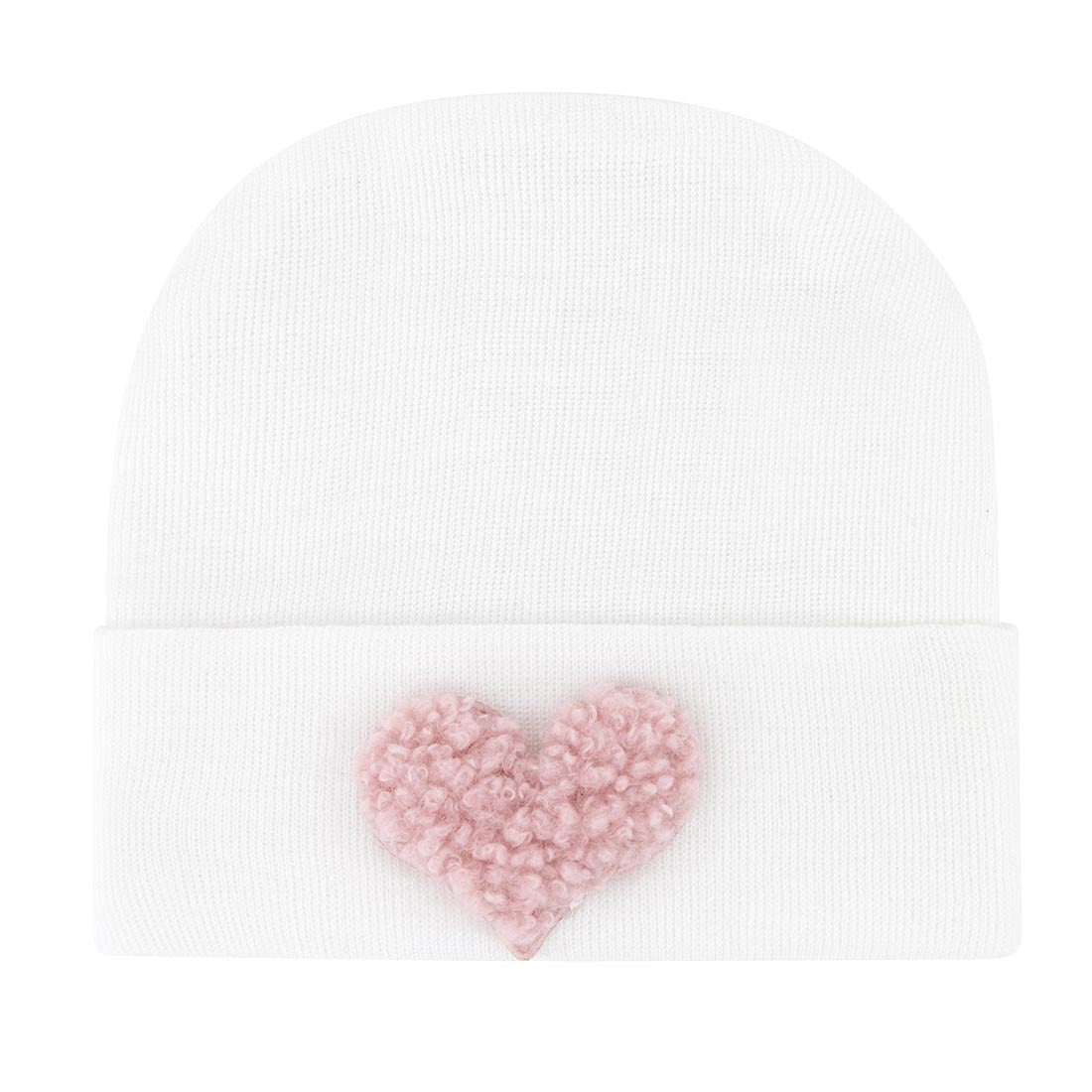 Newborn Hospital Hats - Pink & White