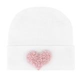 Newborn Hospital Hats - Pink & White