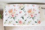 Changing Pad Cover - Peach Floral