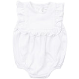 Pearl Girls' Pima Cotton Bubble - White - HoneyBug 