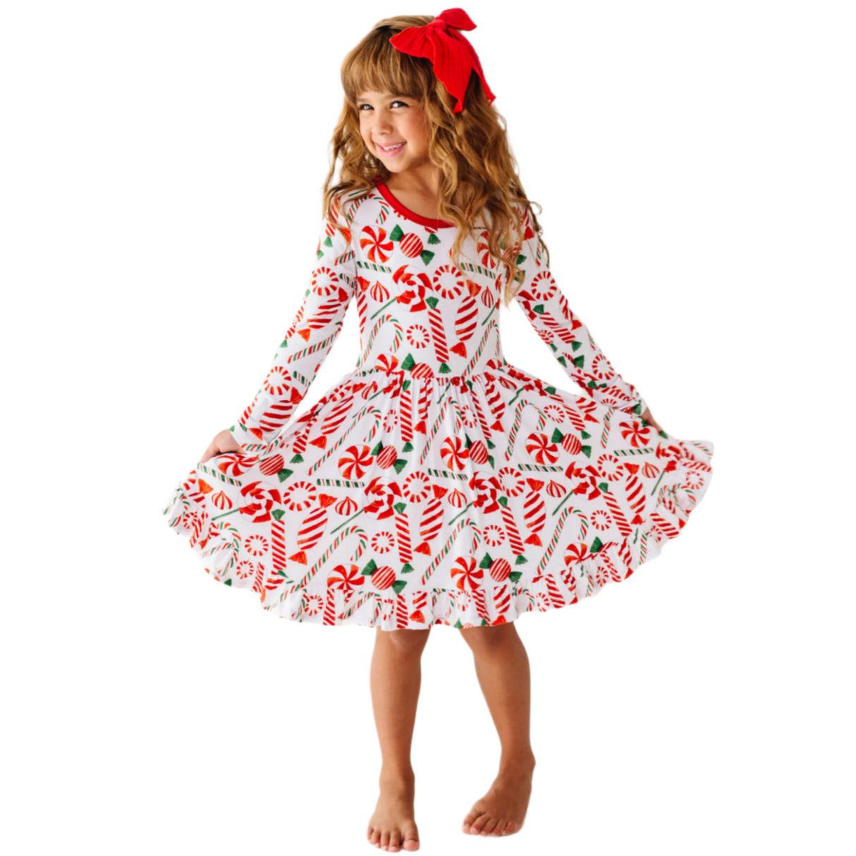 Pretty in Peppermint Girls Dress