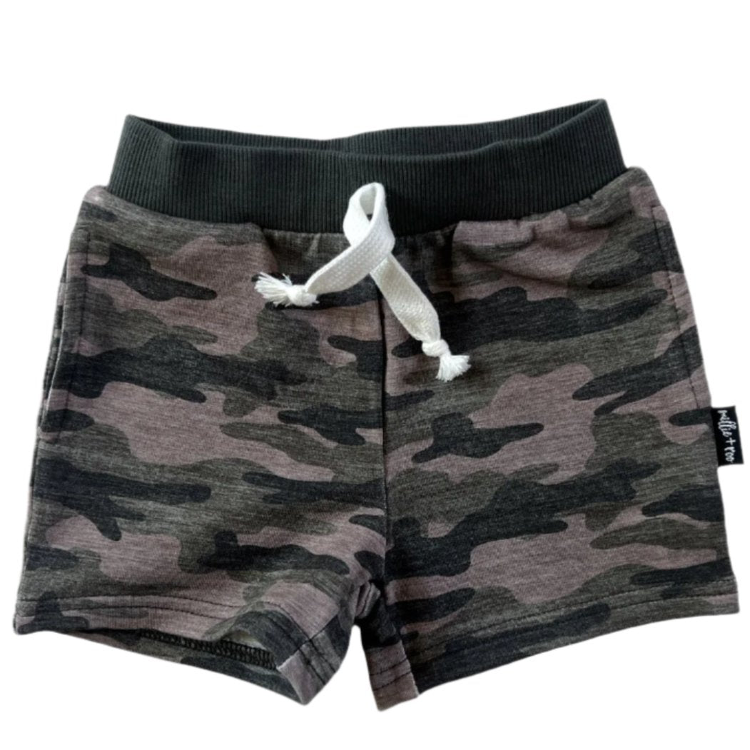 BAMBOO JOGGER SHORTS- Chris Camo