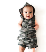 BAMBOO HOODIE TANK- Chris Camo