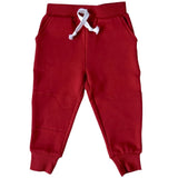 JOGGERS- Red Bamboo French Terry