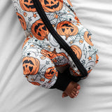 ZIP ROMPER - Jack-O-Lantern