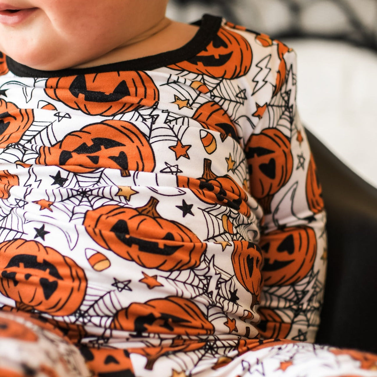 LONG SLEEVE 2 PIECE SETS- Jack-O-Lantern