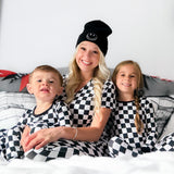 LONG SLEEVE 2 PIECE SETS- B+W Check