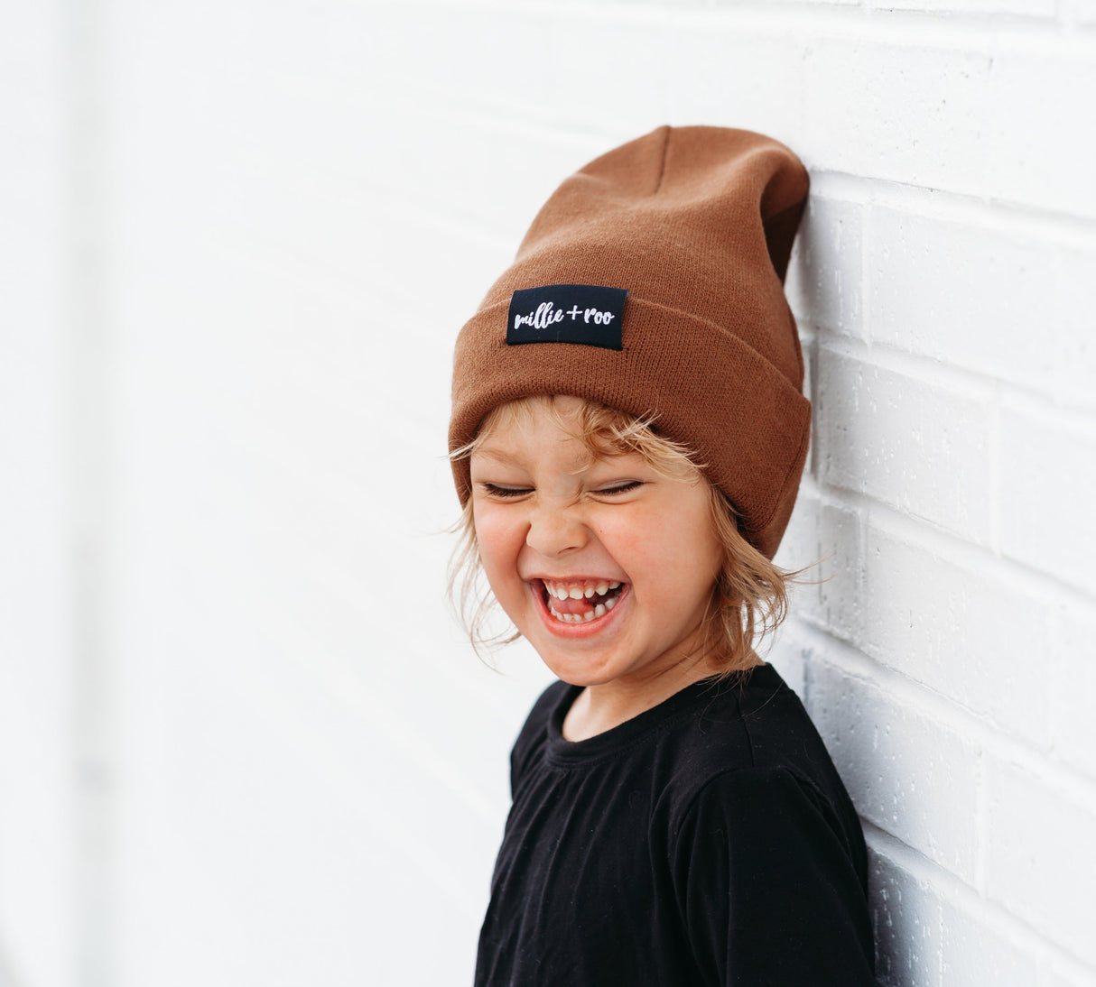 BAMBOO CUFF BEANIE- Bark