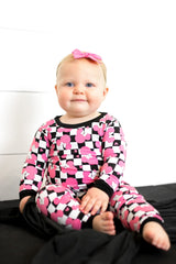 LONG SLEEVE 2 PIECE SETS- Millie Magic (Pink)