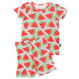 TWO PIECE SHORTIE SET- Kawaii Watermelon