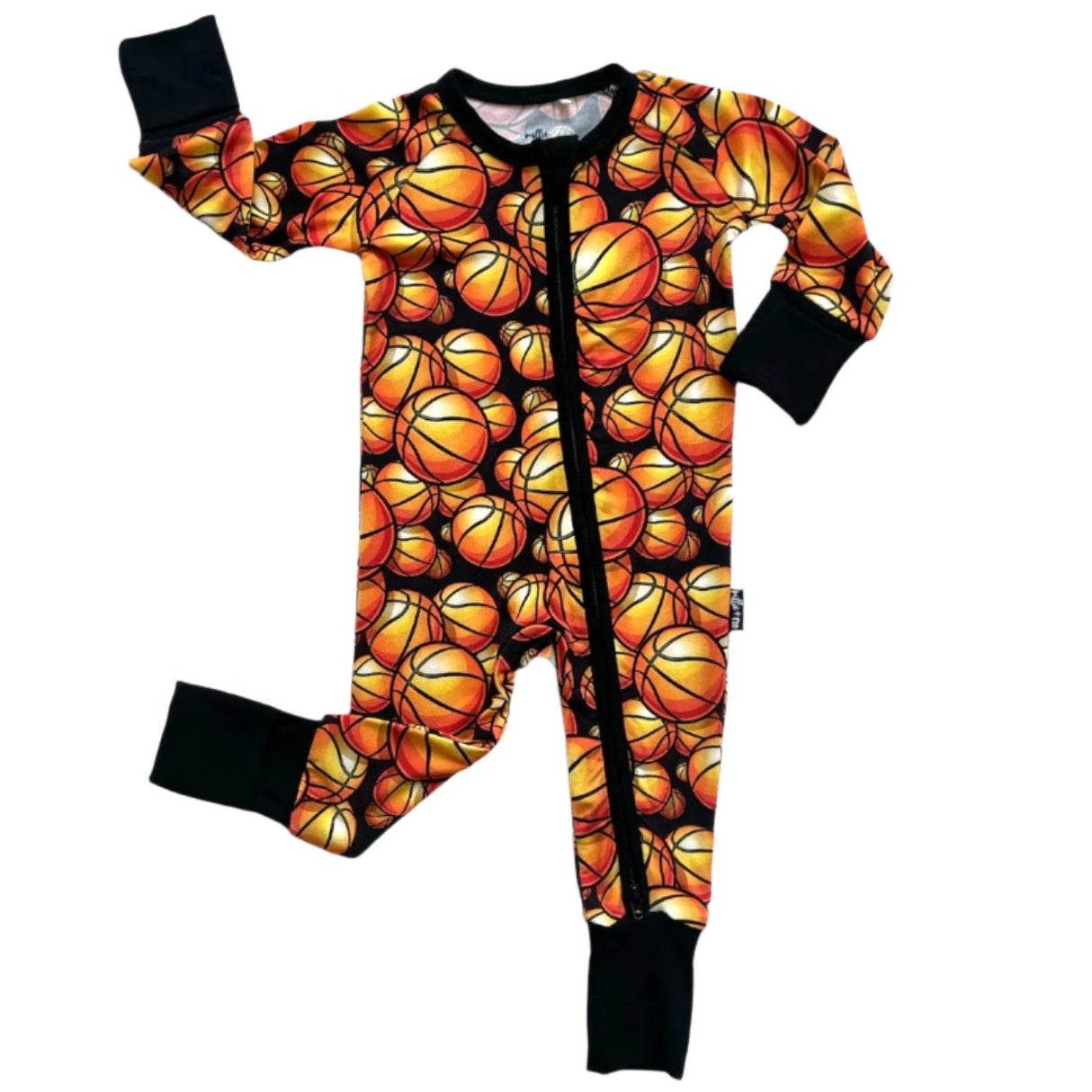 Zip Romper - Basketball