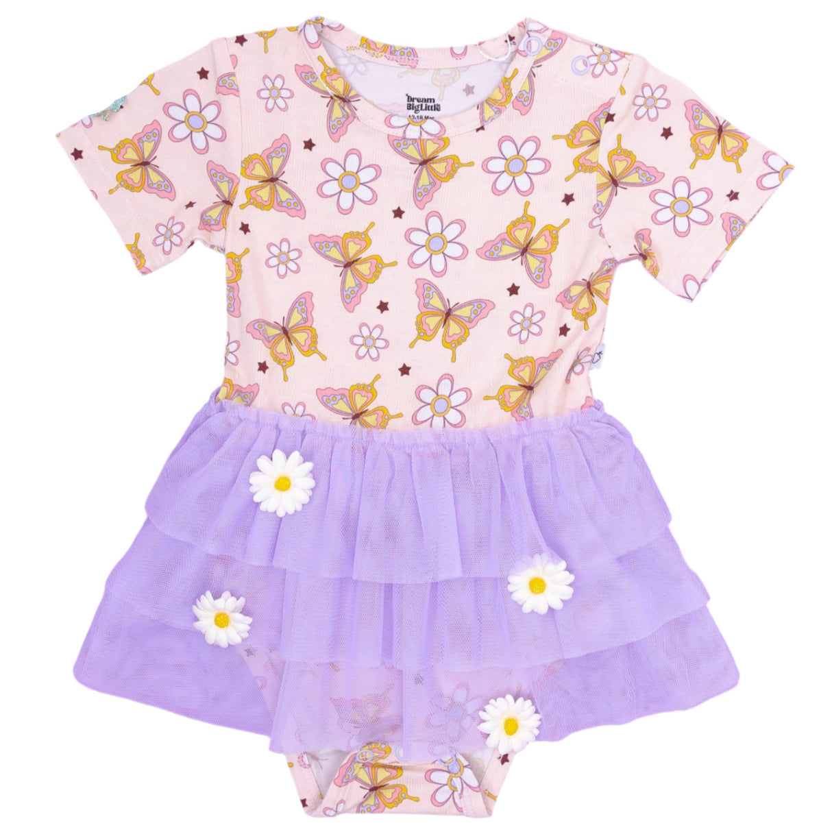 BLOSSOMIN' BUTTERFLY DREAM TUTU BODYSUIT DRESS