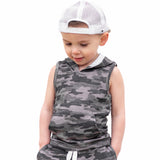 BAMBOO HOODIE TANK- Chris Camo