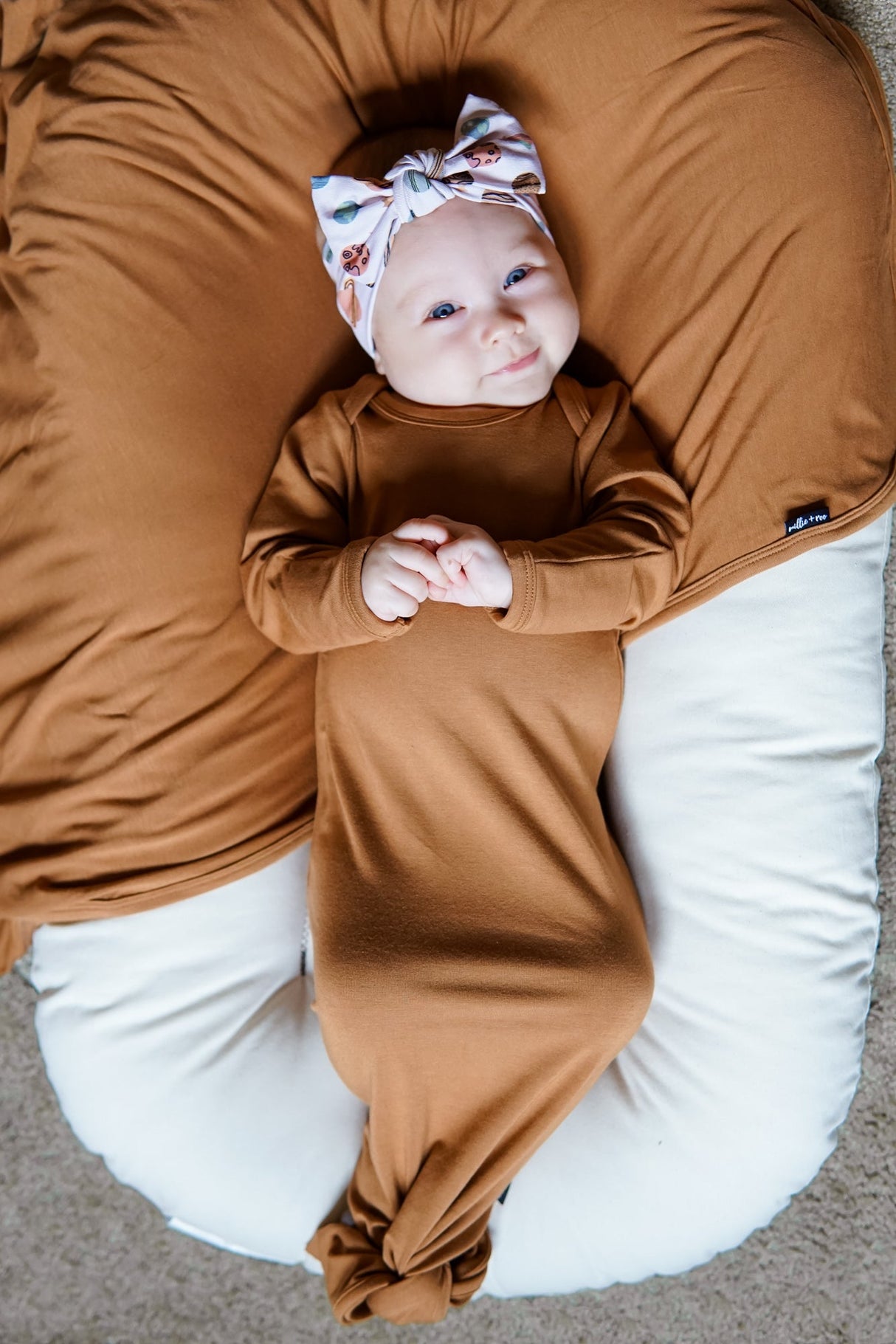 BAMBOO KNOTTED GOWN- Caramel