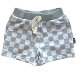 BAMBOO JOGGER SHORTS- Stone Check