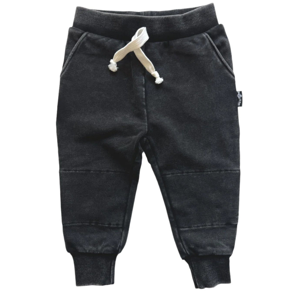 JOGGERS- Midnight Snow Wash French Terry