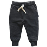 JOGGERS- Midnight Snow Wash French Terry