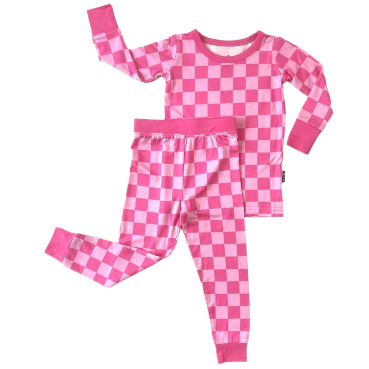 LONG SLEEVE 2 PIECE SETS- Pink Check