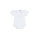 Ruffle Short Sleeve Onesie - HoneyBug 